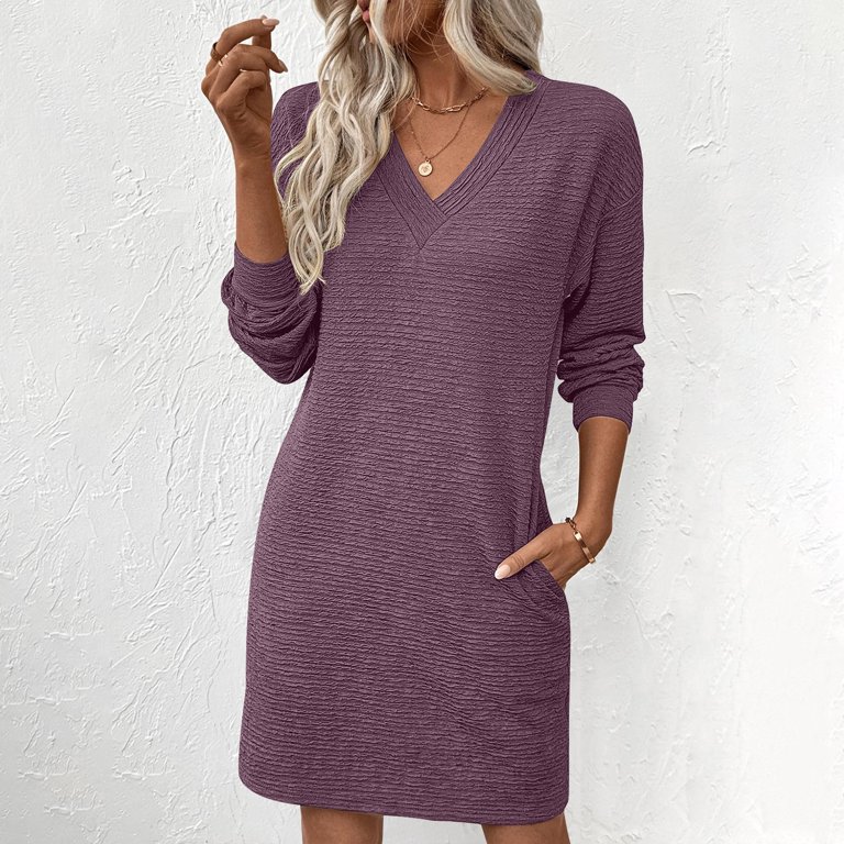 chinese dress ladies Shore sweater mini dress – Line & Dot main image 1
