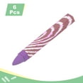 thumbnail image 3 of Uxcell Lumber Marking Crayons, 6 Pcs Purple Hex Wax Tire Marker, 4.1" x 0.59" Hex Waterproof Drawing Crayons Furniture Marker for Wood, Glass, Cartons, Cloth, Stone, Ceramics, 3 of 6