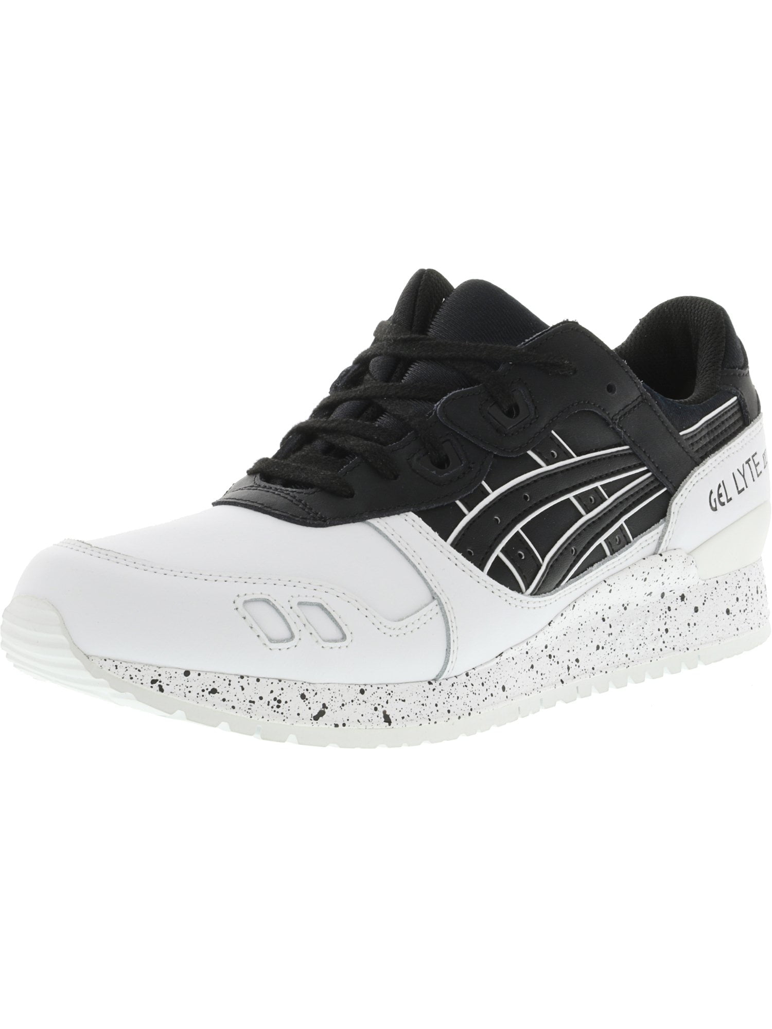 piek strand Manieren Asics Men's Gel-Lyte Iii Black / White Speckled Ankle-High Leather Running  Shoe - 8.5M - Walmart.com
