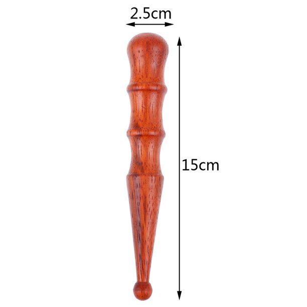 Spa de madera Muscle Roller Stick Celulitis Blaster Fascia de tejido profundo Punto de activación Liberación Auto Pie Masaje corporal Gua Sha Scrape Gao Jinjia LED
