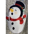 thumbnail image 6 of Deeceymbur Christmas Snowman Shaped Bathroom Floor Mat Absorbent Quick Dry Non-slip Rug Festive Decor Carpet for Kitchen Entryway Porch, 6 of 6