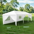 thumbnail image 5 of 10'x30' Party Tent, Outdoor Wedding Canopy Tents for Parties with Removable Sidewalls,Heavy Duty Canopy Outside Gazebo Event Tent for Parties Garden Patio and Backyard, 5 of 8