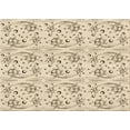 thumbnail image 1 of Ahgly Company Indoor Rectangle Patterned Moccasin Beige Area Rugs, 5' x 8', 1 of 6