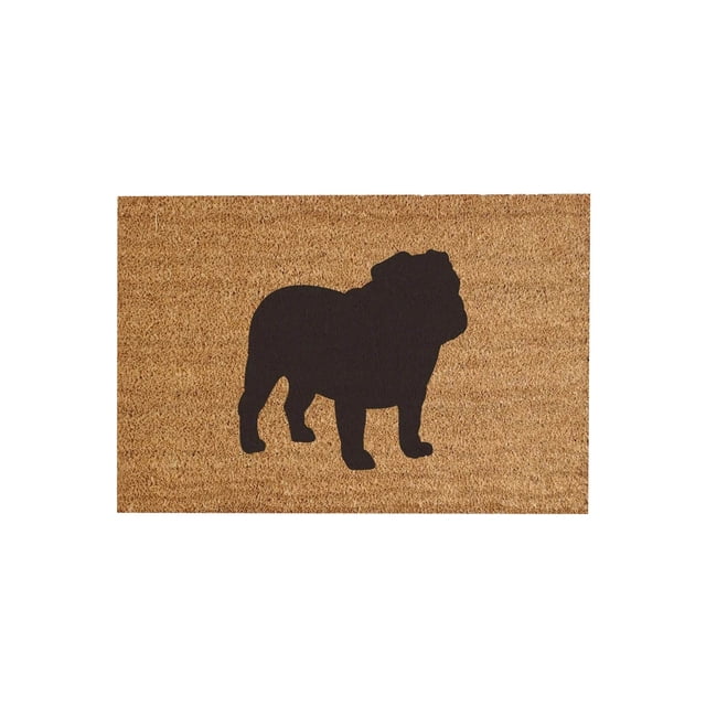 French Doormat for Dog Lovers Non- Large Entryway Rug Outdoor Indoor Welcome Mat