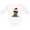 AA-White, variant on Christmas Dachshund Dog Santa Boys or Girls Long Sleeve Baby Bodysuit
