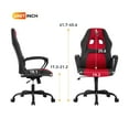 thumbnail image 7 of BestOffice Ergonomic PC Gaming Chair PU Leather Computer Office Chair with Lumbar Support,Tam, 7 of 7