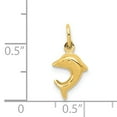 thumbnail image 2 of 14K Yellow Gold Dolphin Charm, 2 of 2