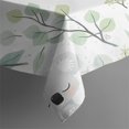 thumbnail image 5 of Pioneer Flower Floral Print Pattern Square Tablecloth,Waterproof Square Table Cover,Wipeable Spillproof Washable Table Cover for Home Kitchen Party Decor 42"X42"(107x107cm), 5 of 6