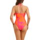 thumbnail image 3 of Bañador de una pieza con tirantes halter y estampado integral INSPIRE CHIC, 3 of 5