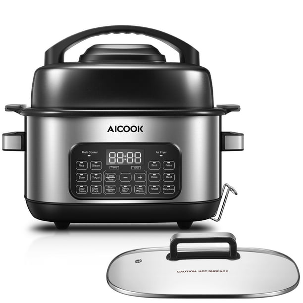 AICOOK 6.5 Quart 12 in 1 Programmable Multifunctional Electric Slow