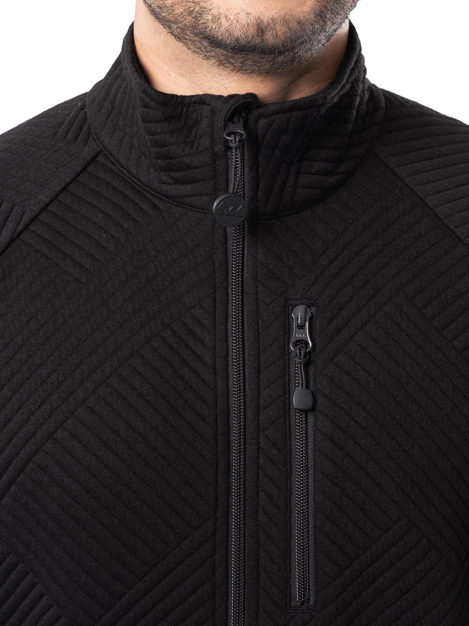 Wrangler ATG Men's Performance Long Sleeve Full-zip Cable Trailblazing Sweater Jacket, Size S-2XL