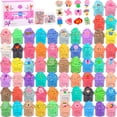 thumbnail image 1 of Mantequilla Slime Kit Daqushain con paquete de 64 unidades, supersuave y no pegajosa, 1 of 7