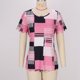thumbnail image 5 of Fiudx Ofertas Flash Del Día Solo En Línea Blusa de Manga Corta a La Moda para Mujer, Camiseta Estampada, Top Informal, 5 of 6
