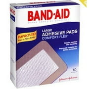 Band-Aid - Comfort-Flex - Adhesive Strip Band-Aid - Comfort-Flex 2.875 X 4.5 Inch Plastic Rectangle Tan Sterile - 10/Box