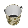 thumbnail image 5 of Uemuo Monkeys and Pinealpples Pattern Circular Laundry Hamper Basket with handles,Collapsible laundry basket,Large capacity laundry hamper,Laundry Organizer-Small, 5 of 8