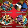 thumbnail image 4 of Holy Family Nativity Scene Banner Decorative Religious Christmas Backdrop for Indoor Celebration Holiday Decoration Festive Display, 4 of 9