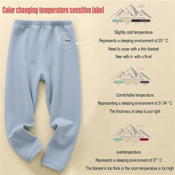 BRGZLK Kids Winter Leggings Fall Winter Thick Cotton Fleece Lined Elastic Waisted Warm Stretchy Thermal Basic Athletic Tights Pants Blue 7-8 Years