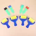 thumbnail image 1 of TAILTOSS 16 Pcs Sponge Finger Painting Kit Assorted Color Wooden for Home Use, 1 of 6