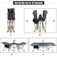 thumbnail image 2 of REDCAMP Oversized Folding Camping Cot for Adults 600lbs, Large Heavy Duty Extra Wide Sleeping Cot Bed Portable with Carry Bag, Gray, 2 of 7