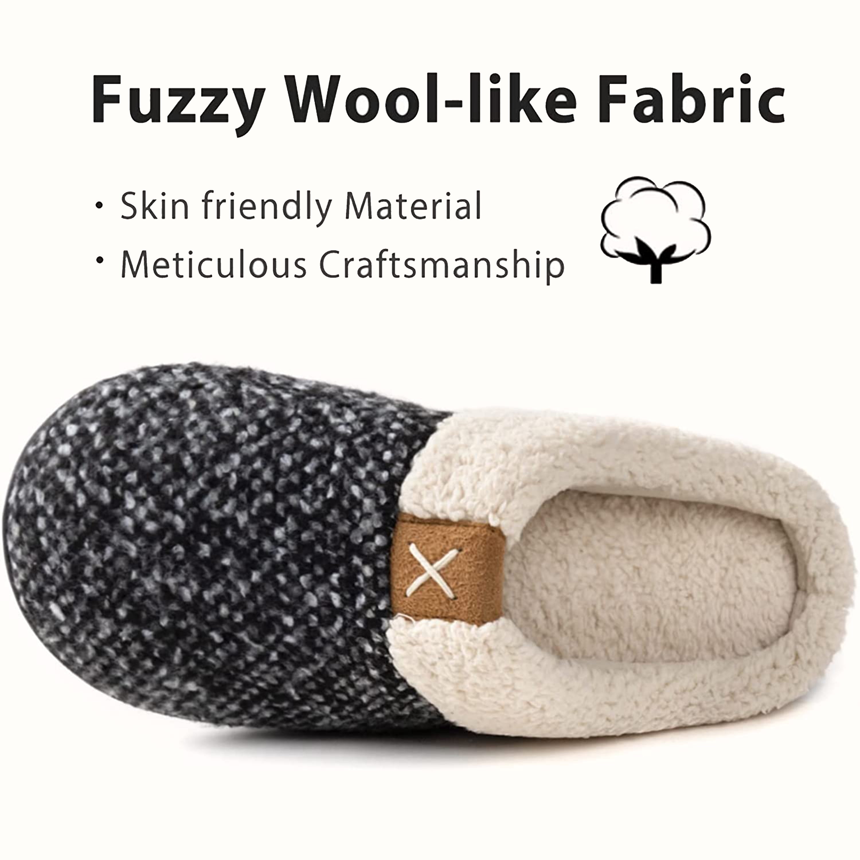 RockDove Women's Knit Sherpa Lined Slipper