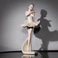 thumbnail image 5 of Ballet Girl Figura clásica Bailarina ligera Esculturas elegantes Decoración del hogar (C), 5 of 5