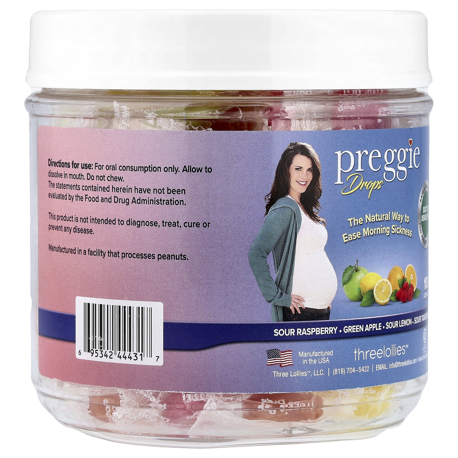 Preggie Drops, Assorted, 100 Lozenges