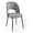 Black and Light Gray, variant on Maklaine 19" Upholstered Fabric Dining Side Chair in Black/Beige