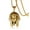 Gold color, variant on New exquisite fashionable 14K Yellow Gold necklace Egyptian pharaoh Sphinx pendant for men and women jewelry accessories gifts
