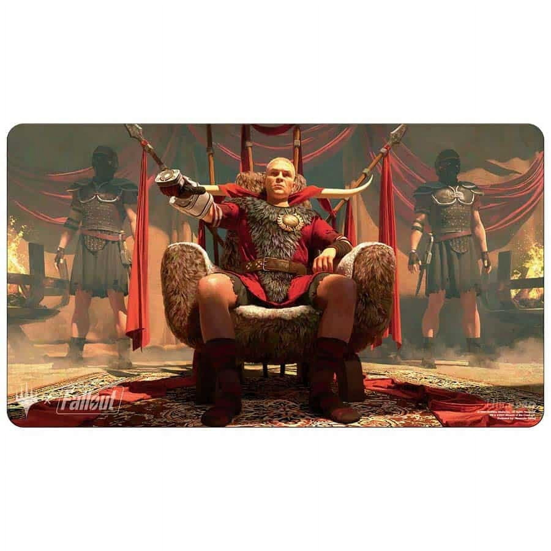Fallout® Caesar, Legion’s Emperor Standard Gaming Playmat for Magic: The Gathering