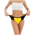 thumbnail image 3 of WZXFASHION Women Solid Color Patchwork Briefs Panties Underwear Knickers Bikini Underpants Intimates Yellow M, 3 of 9