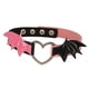thumbnail image 3 of Gargantilla Collar Yinane Punk Cadena Joyería Clavícula Amor Corazón Gótica Steampunk cuero PU negro rosa, 3 of 8