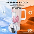 thumbnail image 5 of The Aristocats 40 Oz Tumbler With Handle And Straw, Stainless Steel Vacuum Travel Mug, Double Wall Vacuum Insulated Tumbler With Lid, Water Bottle for Gifts Party Office Coffee, 5 of 8