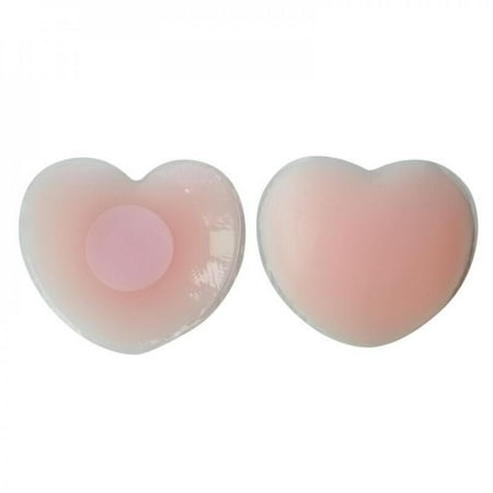 

Clearance Sale Reusable Adhesive Nipple Covers Seamless Invisible Silicone Covers Waterproof Breast Petal Nipple Pads for Women
