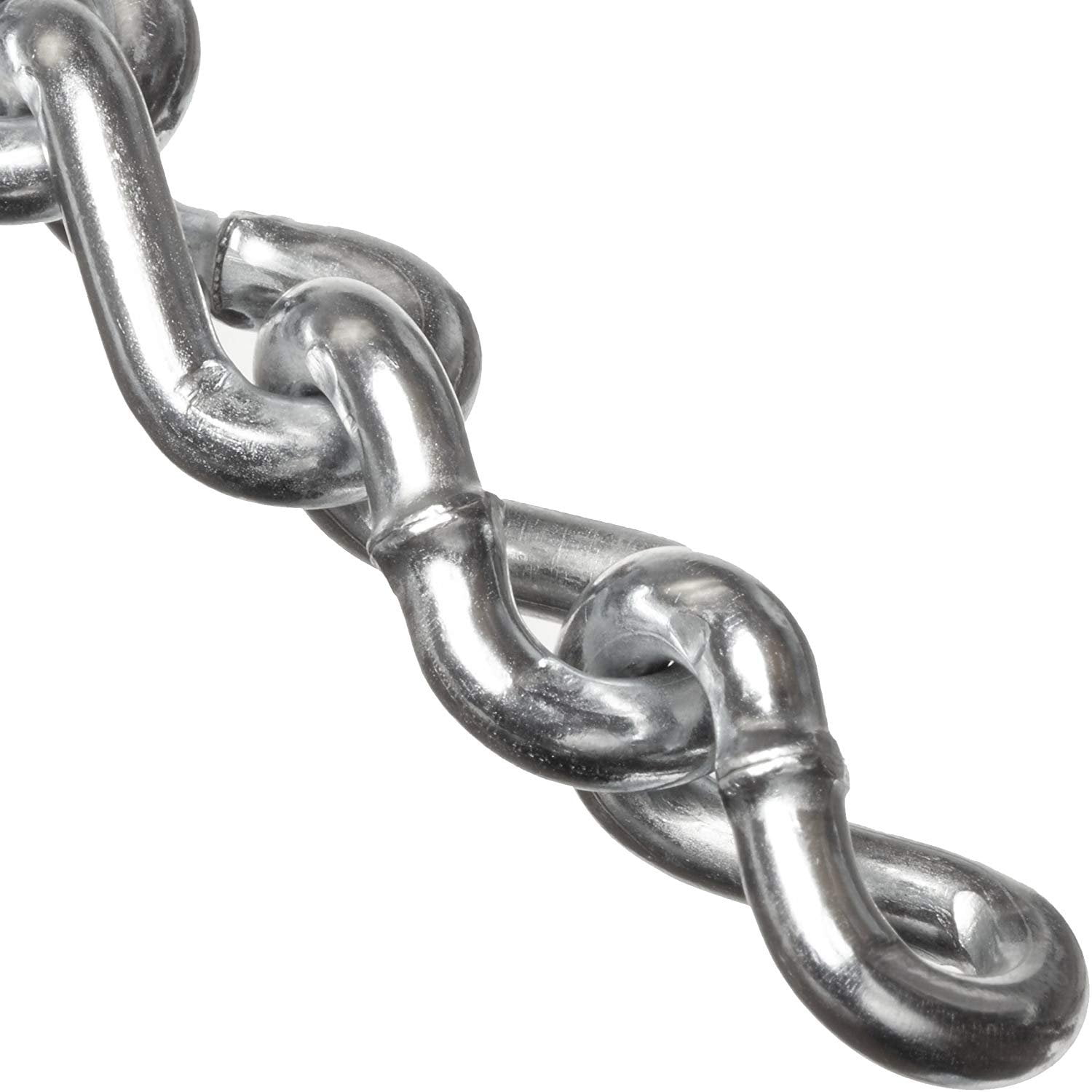 Campbell 0722527 Low Carbon Steel Twist Link Machine Chainon Reel, Zinc