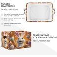 thumbnail image 2 of Coolnut Easter Cute Rabbit Large Storage Basket 2PCS,Cute Koala Collapsible Toy Storage Box Laundry Basket with Handle,Used for Home Closets, Offices, Bedrooms Halloweenation Home Decor, 2 of 7