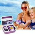 thumbnail image 5 of Kids Camera Case Compatible with Seckton/for Goopow/for Dylanto/for ESOXOFFORE/for Agoigo/for GKTZ/for Anchioo Digital Waterproof Camera. Portable Instant Print Cameras Storage-Purple, 5 of 7