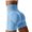 Light Blue, variant on Afdoent Womens Leggings Ladies Fitness Yoga Shorts High Waist Soft Spandex Riding Shorts Ladies Dance Volleyball Lift Shorts Leggings For Women Running Exercise