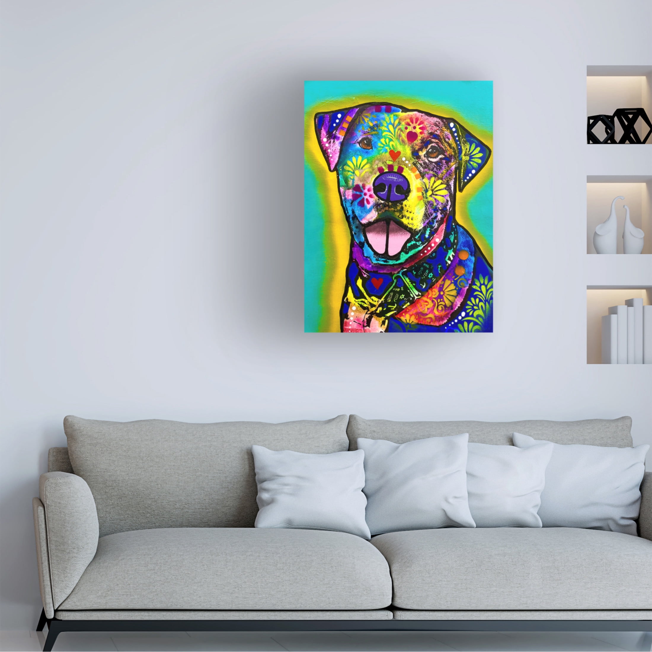 Canvas Wall Art - Dean Russo 'Laugh' Wall Art for Living Room, Bedroom, or Office Décor by Trademark Fine Art - 24 x 32 Inches