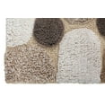 thumbnail image 2 of Chesapeake Pebble Pattern White and Navy Nylon Bath Rugs, 20"x32", Relaxing Design (2 Count), 2 of 6