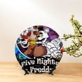 thumbnail image 3 of Lsque Five Nights At Freddy'S Pattern Ceramic Decorative Plate Decorative Plates with Display Stand Personalized Porcelain Plate Ceramic Ornaments for Wall Hanging Decoration-8in, 3 of 6