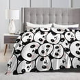 thumbnail image 3 of Panda Blanket for Boys Girls, Cute Panda Themed Design Printed Throw Blankets for Kids Lap, Chair, Warm Soft Cozy Blanket, 30"x 40", 3 of 6