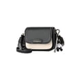 thumbnail image 1 of Bolso de mujer, piel sintética, 19x8x14 cm, negro/blanco, 1 of 5
