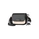 thumbnail image 1 of Bolso de mujer, piel sintética, 19x8x14 cm, negro/blanco, 1 of 5