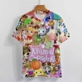 thumbnail image 4 of Animal Crossing Womens T-shirts Crewneck Shirts Blouse Short Sleeve Tee Shirts Girls Tops S, 4 of 8
