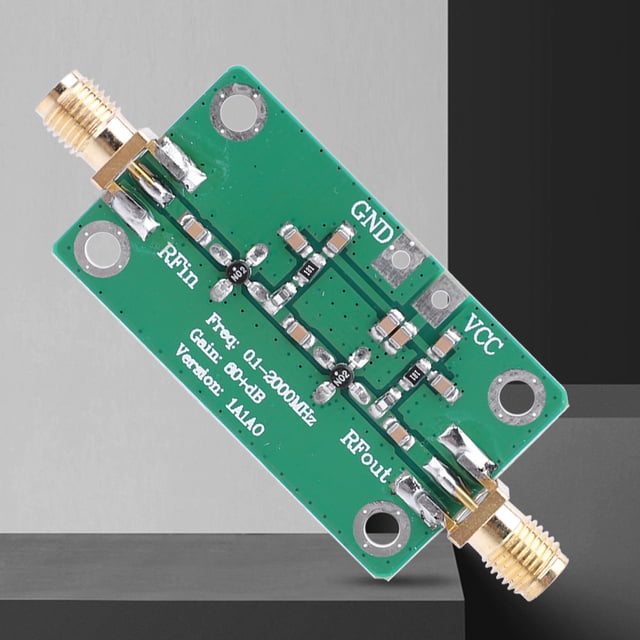 LNA 01-2000 MHz RF amplificador de potencia de señal DC 6-12V RF placa amplificadora de banda ancha JShteea El nuevo
