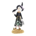 thumbnail image 2 of ABPWLY Toys Halloween Decoration Witch Statue with Cauldron Resin Desktop Ornament for Garden Shelf Tabletop Party Decor Indoor Fall Theme Games, 2 of 2