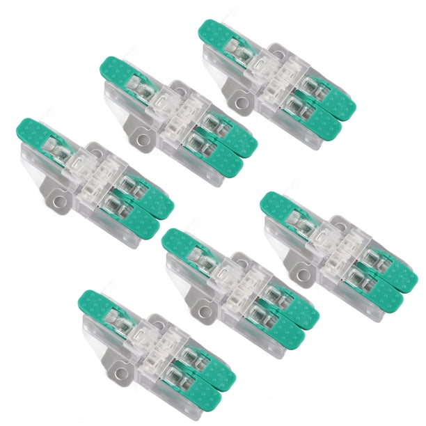Conectores de Palanca, Conector de Empalme de la Aplicacia Amplia de la Carcasa de la Carcasa de 20 piezas para 0.5-6 mm²