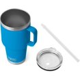 thumbnail image 4 of YETI Rambler 35 oz Straw Mug, Vacuum Insulated, Stainless Steel, Big Wave Blue, 4 of 8