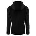 thumbnail image 3 of Women's Cutter & Buck  Black San Diego Padres City Connect Evoke Eco Softshell Recycled Full-Zip Hoodie Jacket, 3 of 3