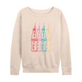 thumbnail image 3 of Coca-Cola - Coke Bottles - Women's French Terry Long Sleeve Shirt, 3 of 5